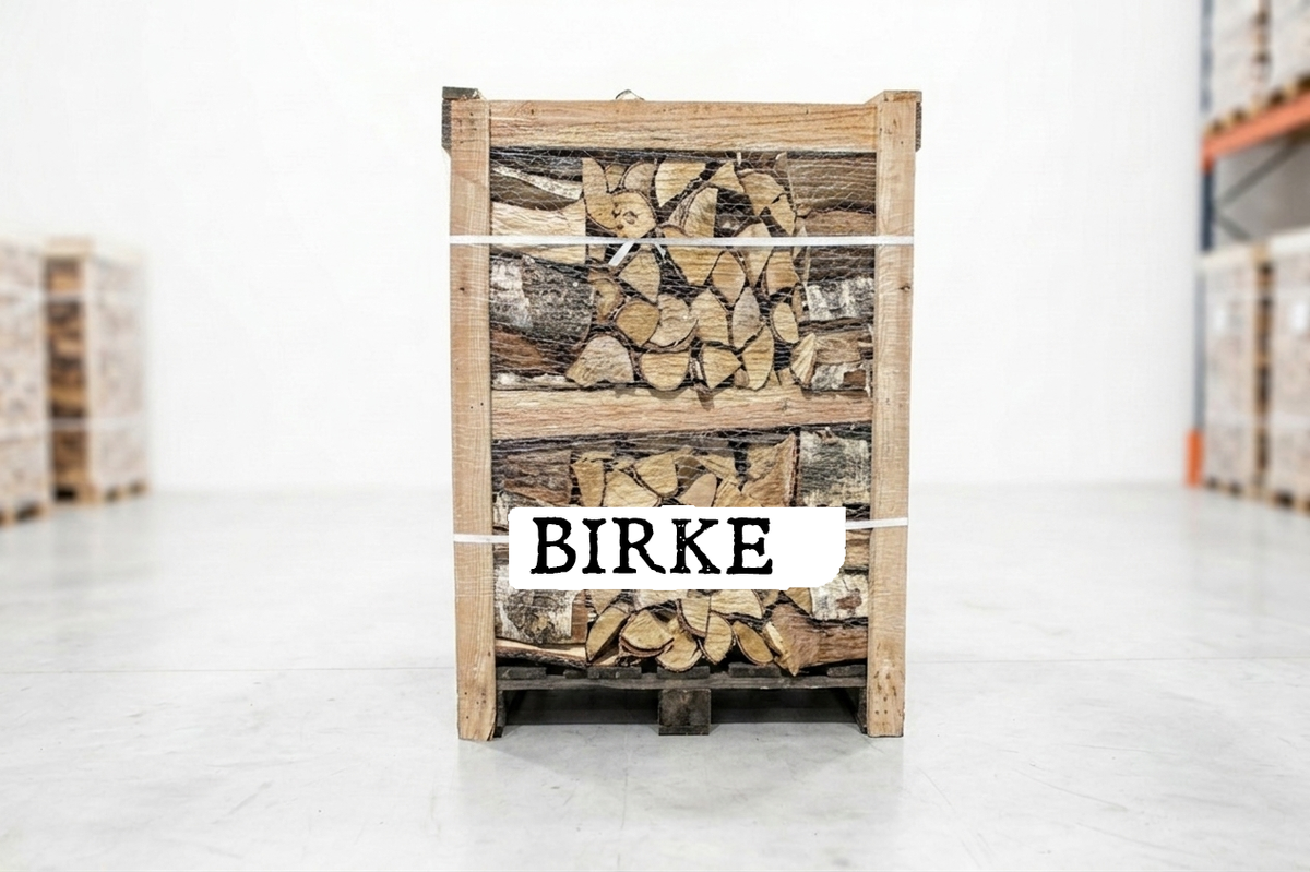 Brennholz Palette – Birke – 30/33 cm – kammergetrocknet – 1,8 RM