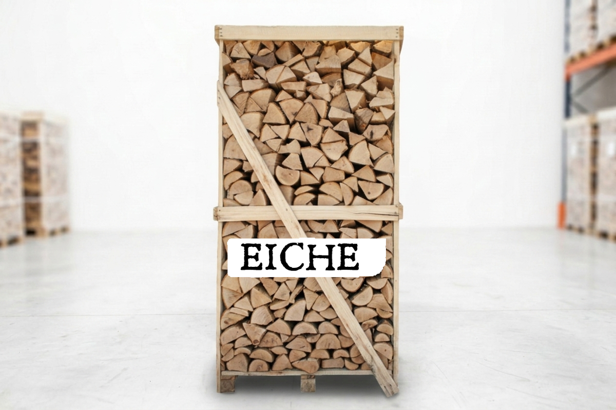 Brennholz Palette – Eiche – 25 cm – kammergetrocknet – 2 RM