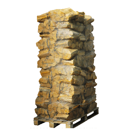 Eichen-Brennholz – kammergetrocknet | 25 cm | 88 Netze
