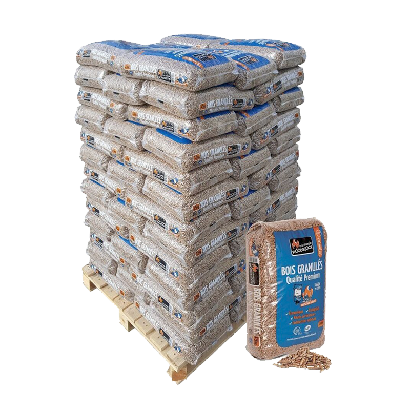Woodstock Holzpellets – 78 Säcke à 15 kg