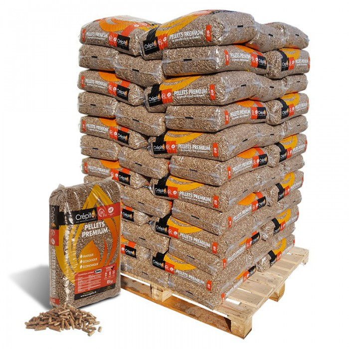 Pelletpalette – 72 Säcke à 15 kg
