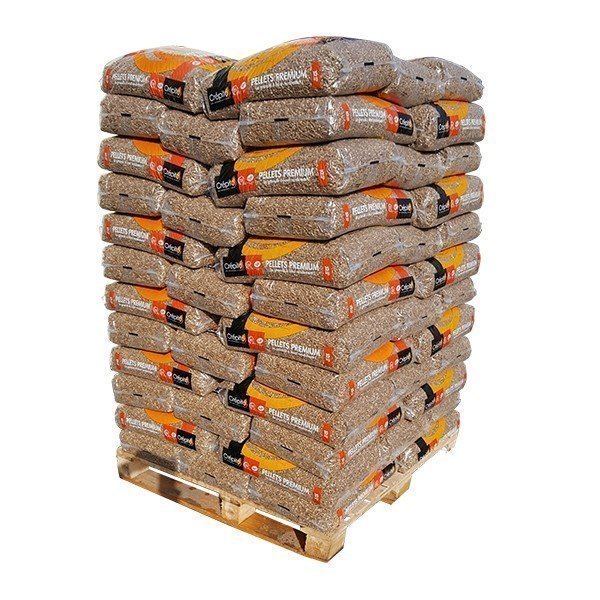Pelletpalette – 72 Säcke à 15 kg